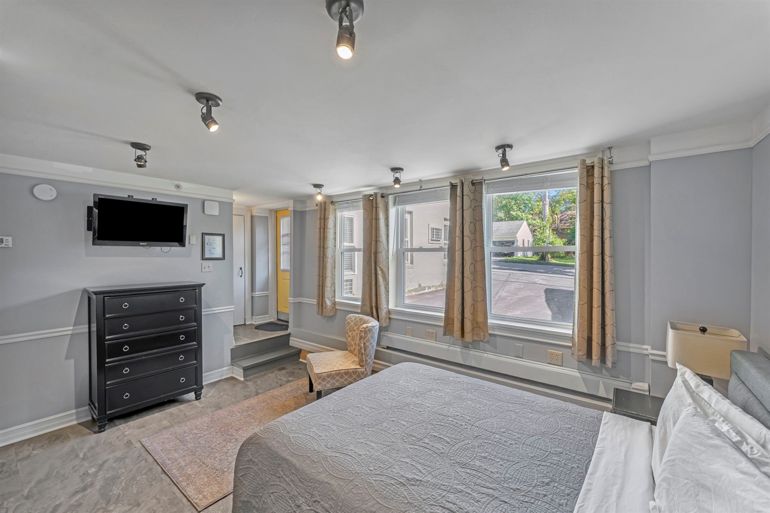 Creamery Apt 9 entry and sleeping area