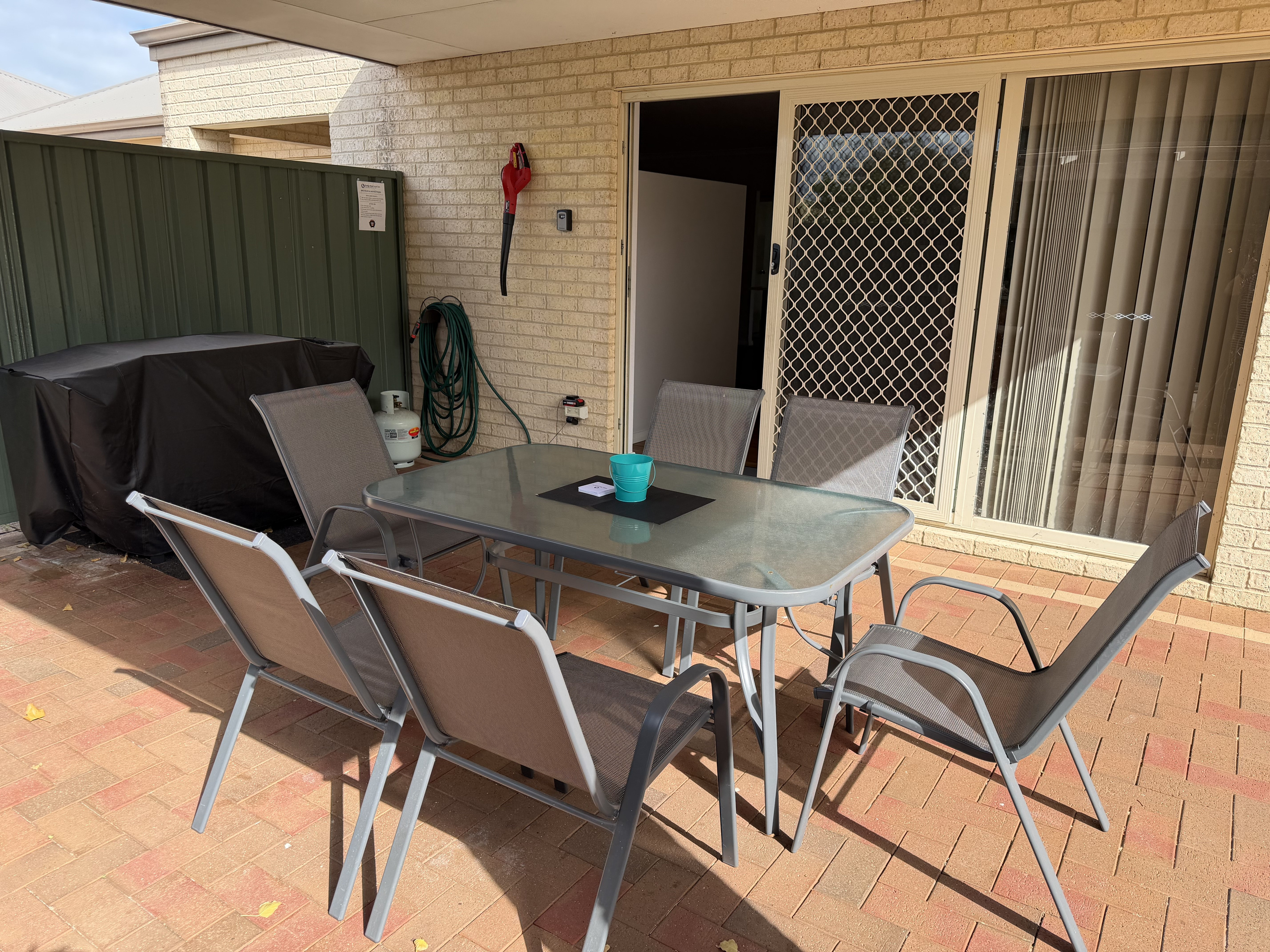 Alfresco area with BBQ off the dining area