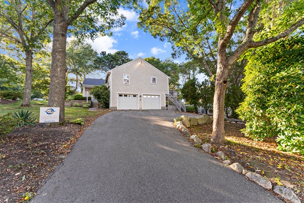 With a wide, expansive driveway, there's ample space for all your vehicles and guests.