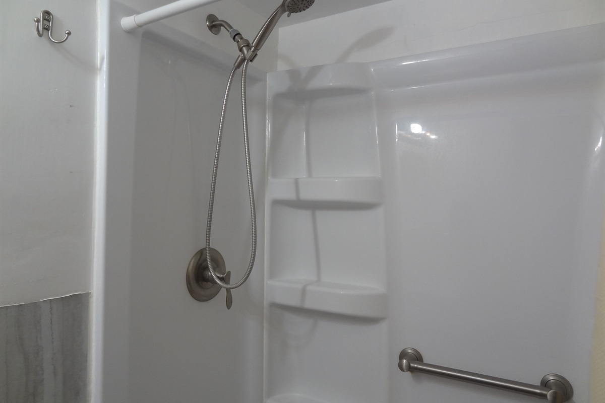 Bathroom with walk in shower