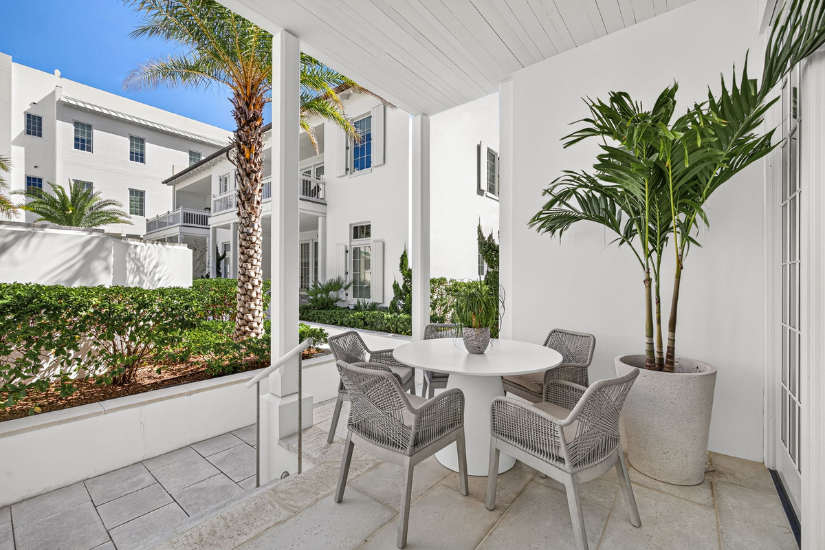 Enjoy breakfast or lunch on the shaded front porch.