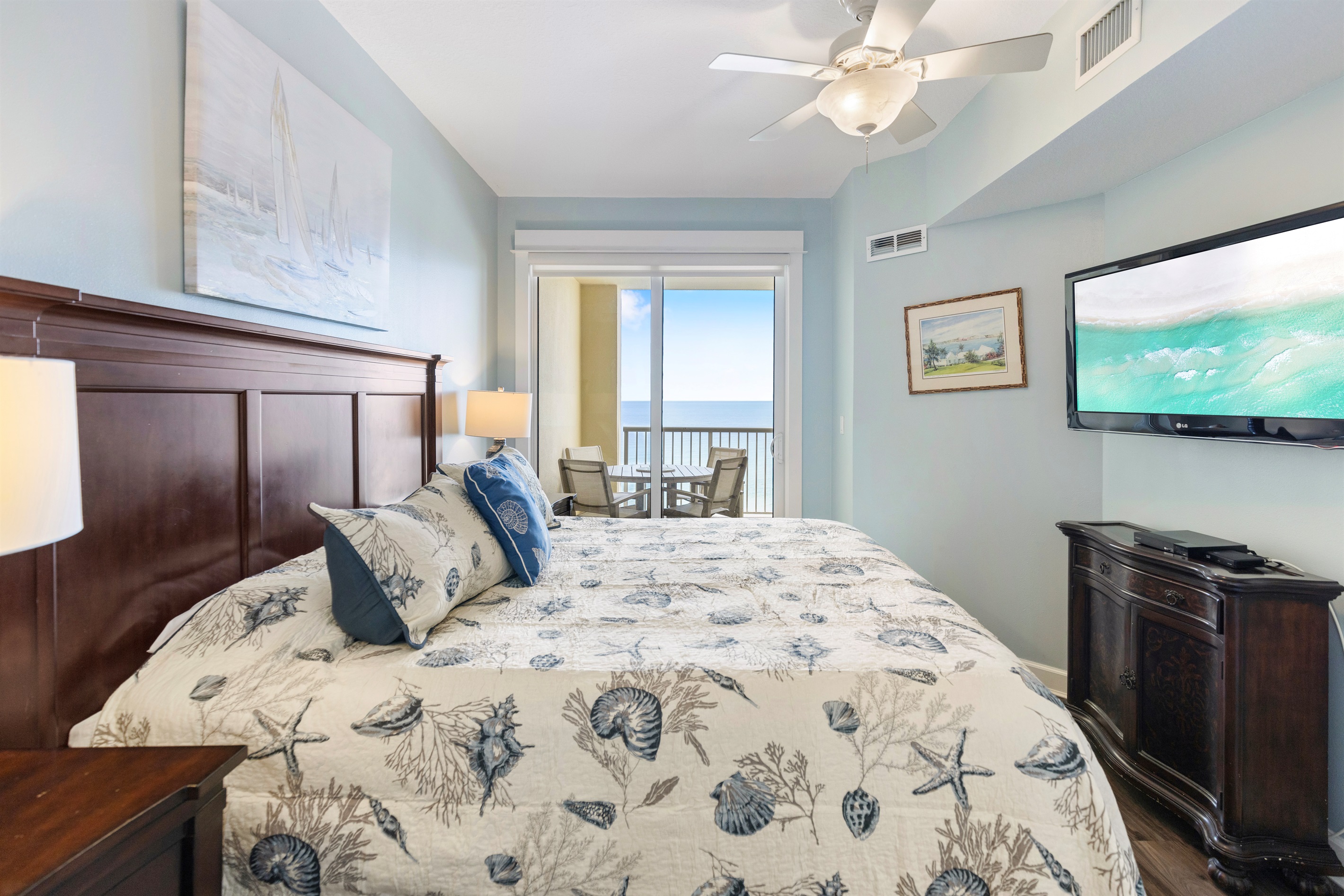 Gulf-Front Primary Bedroom