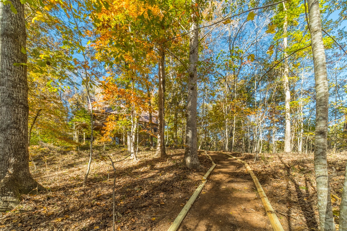 Manicured Path to Babbling Creek