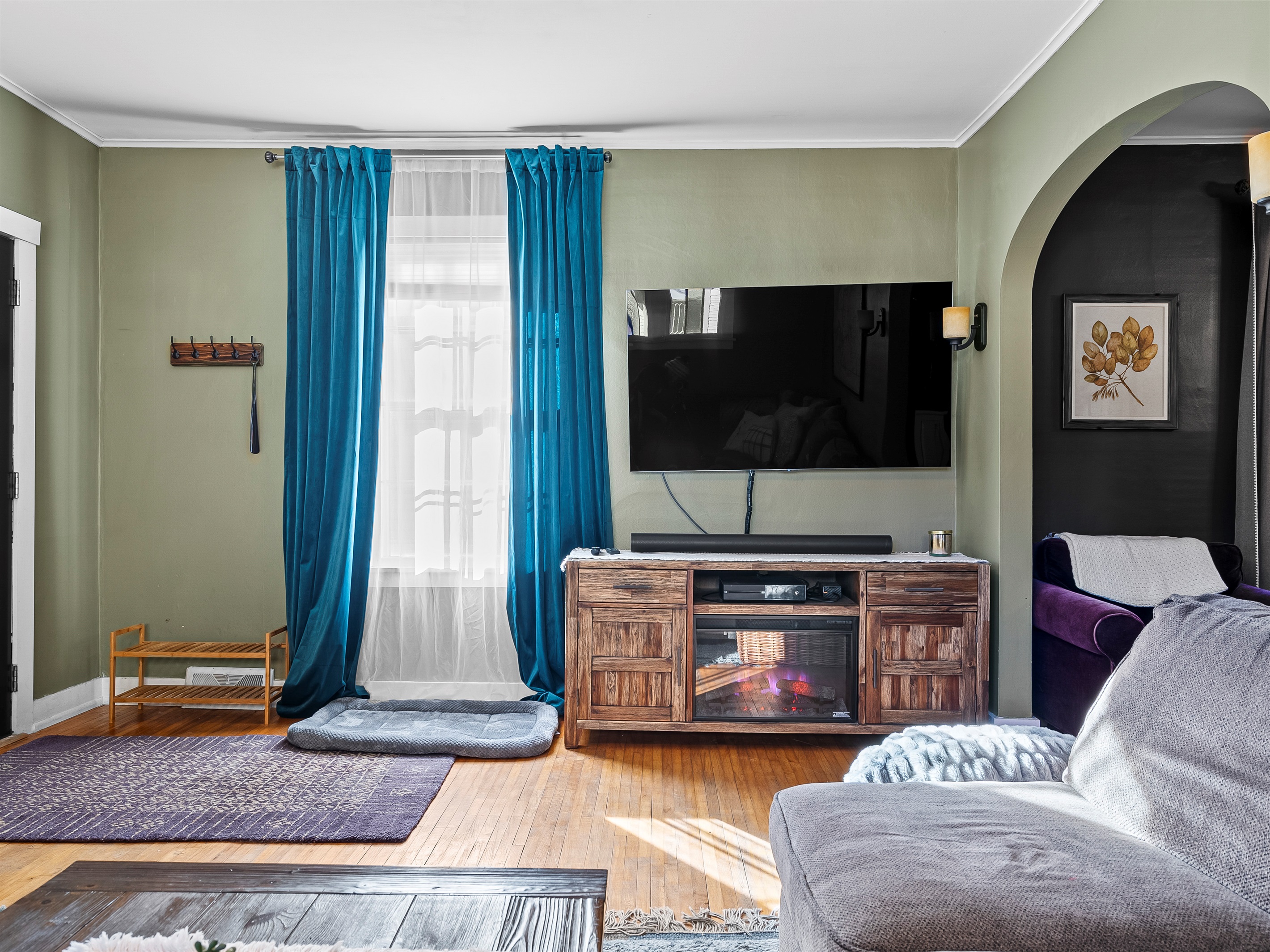 Movie watching on the most comfortable couch.