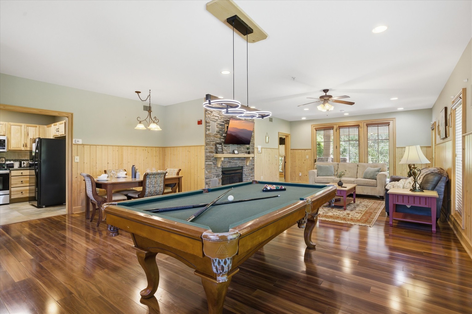 Rack ‘em up and enjoy a game anytime with your private in-unit pool table—perfect for laid-back nights and a little friendly competition.