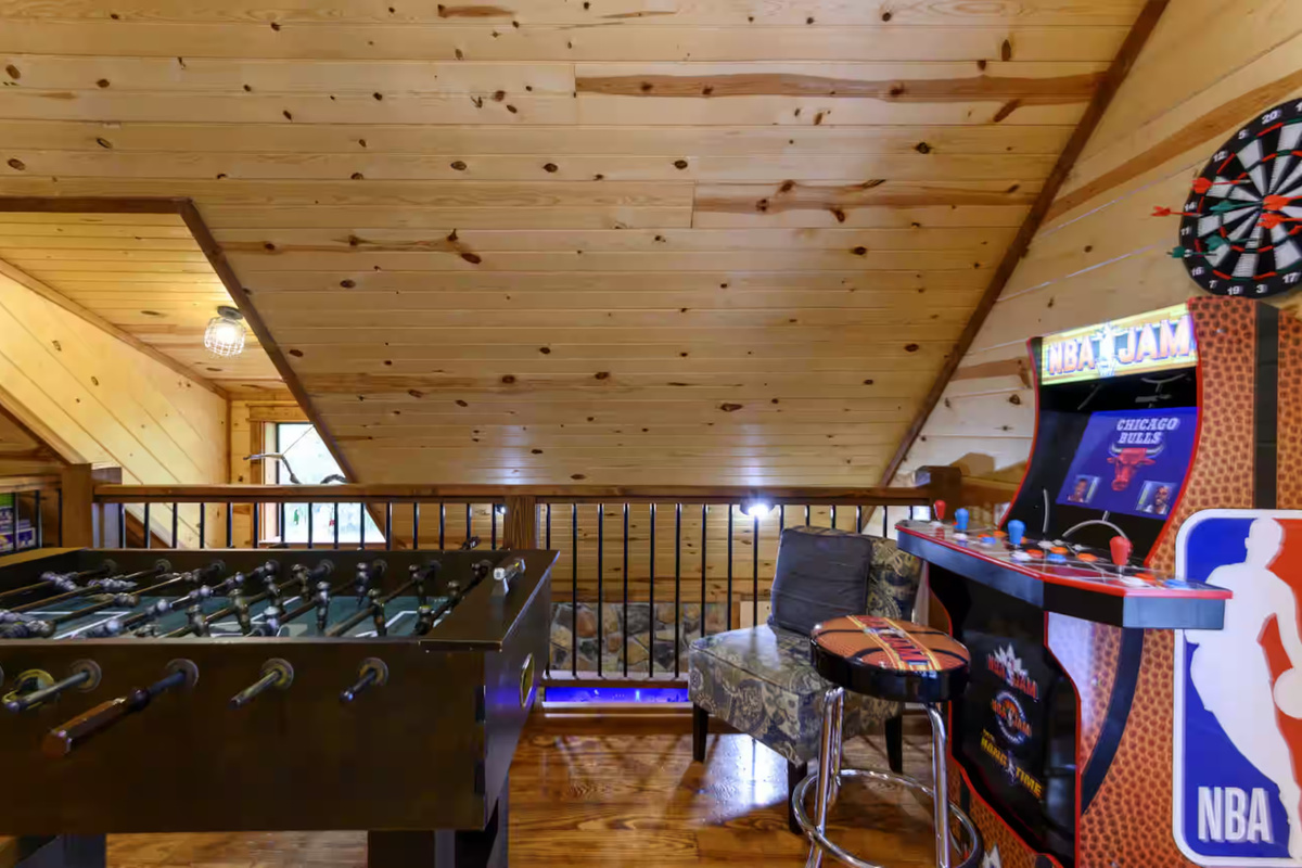 Game Room: Unleash your inner champion with foosball and classic arcade fun!