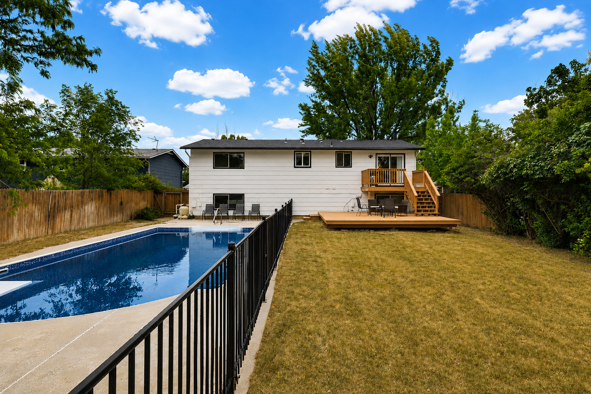 Backyard pool
