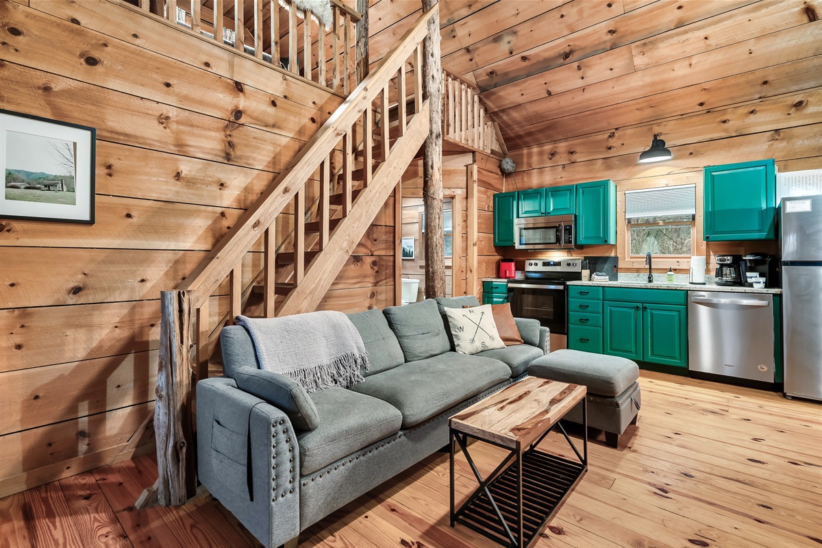 Two floors of comfort and mountain charm