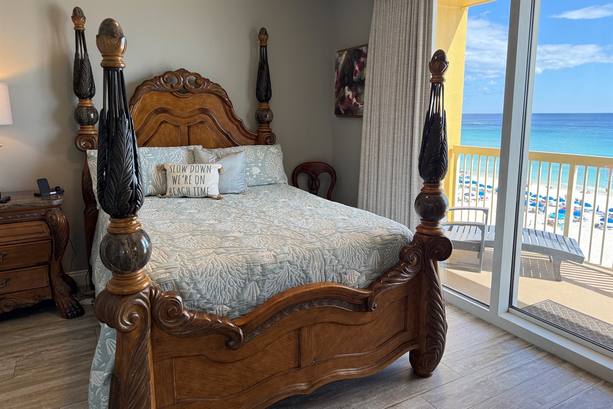 Spectacular views from Master Bedroom with balcony access
