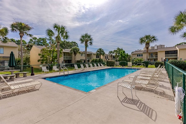 Pool off of our back patio, one of 11