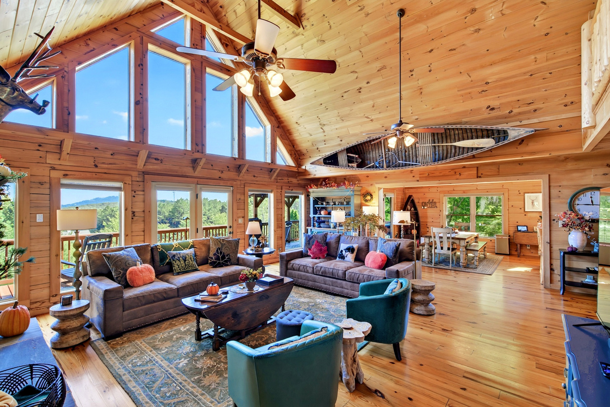 Floor to ceiling windows
