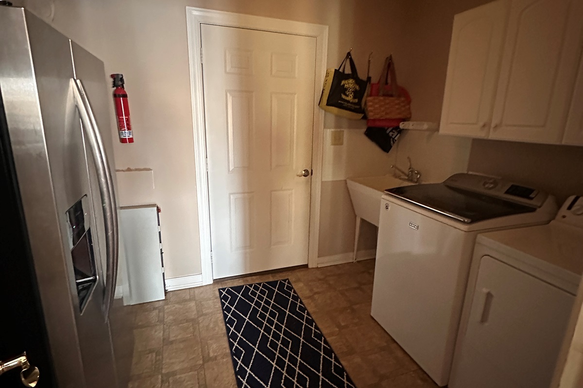 Laundry Room view from Kitchen 