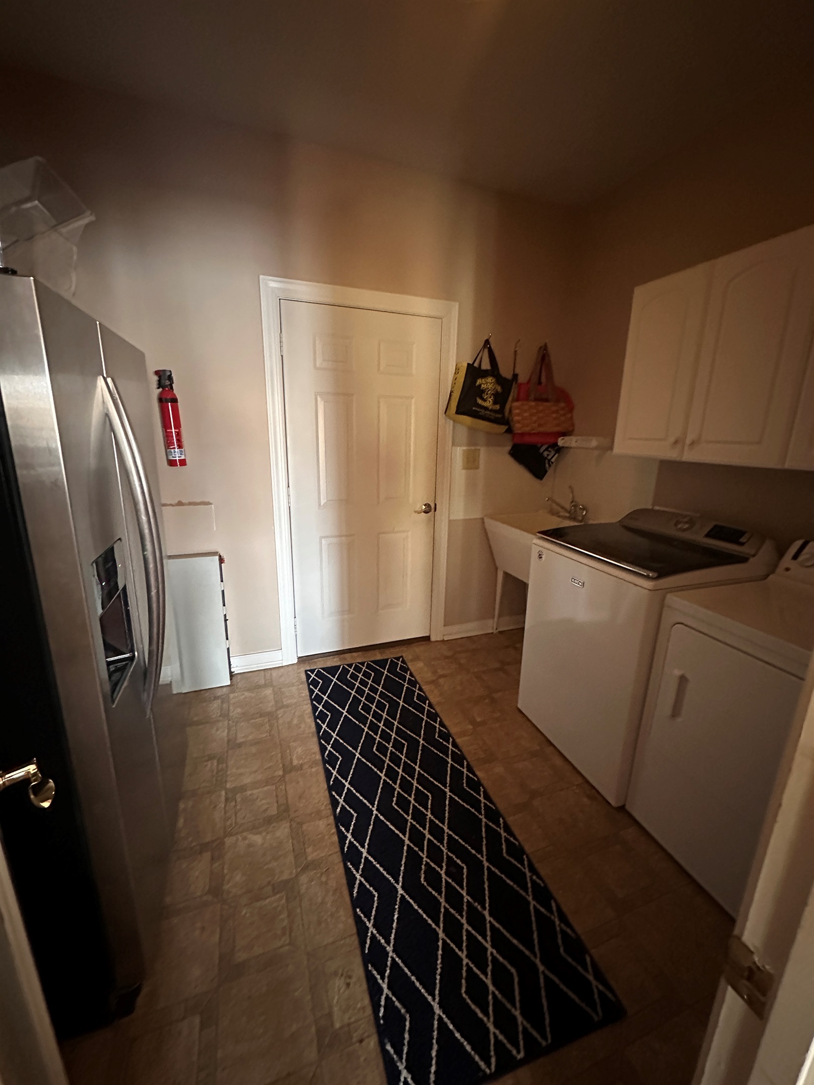 Laundry Room view from Kitchen 
