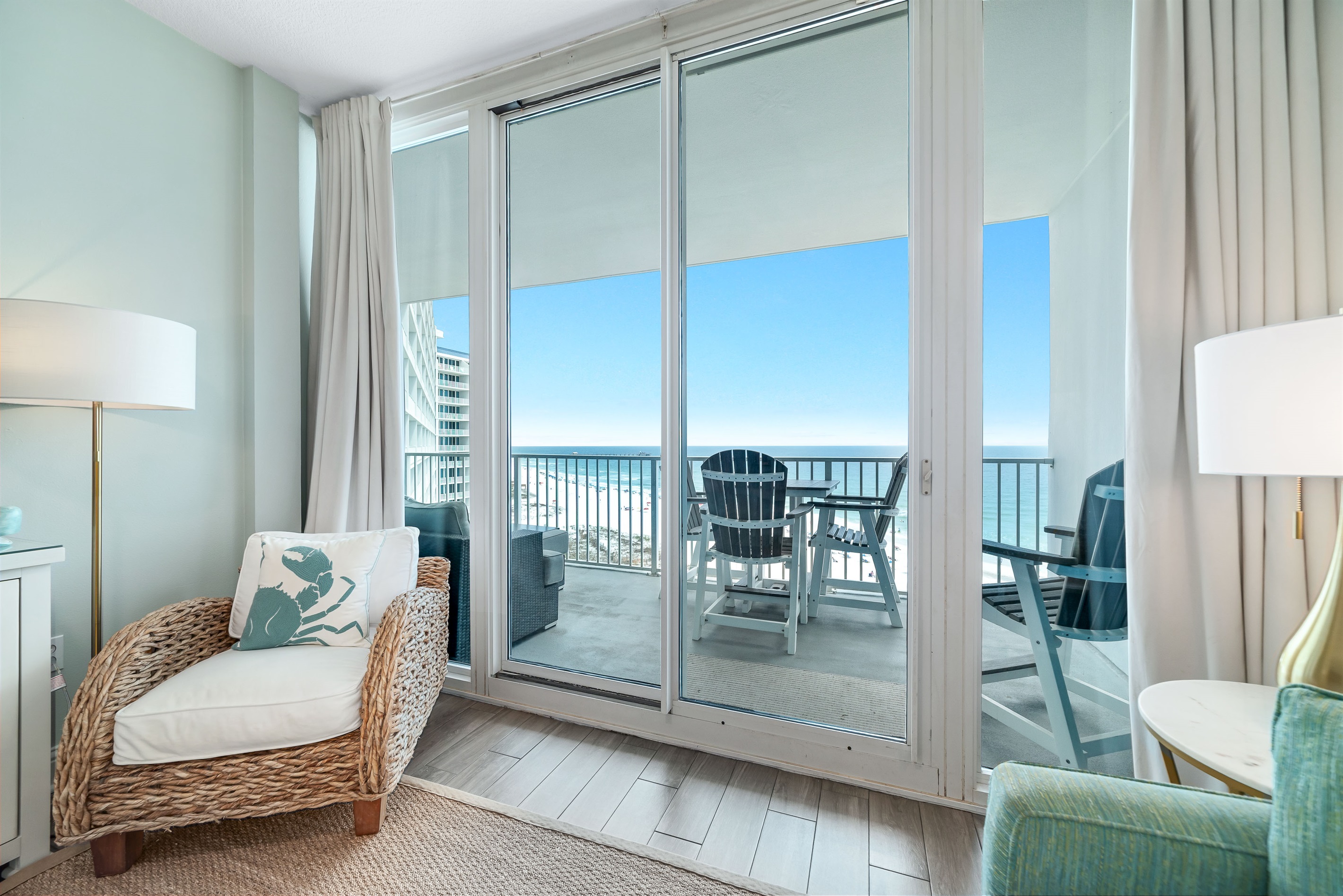 Coastal-inspired living with thoughtful design elements, where natural light and breathtaking views converge to create a serene retreat.