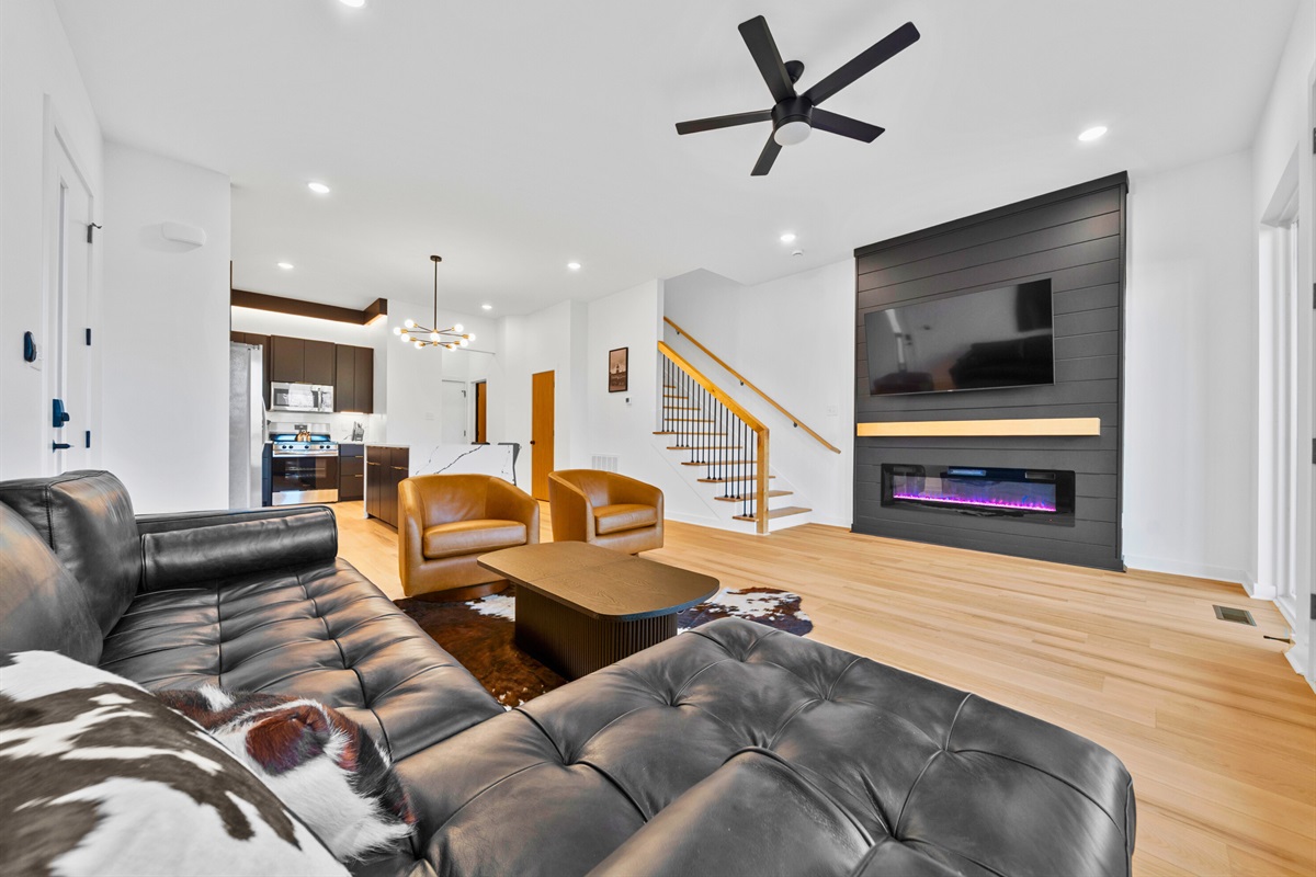 Natural light fills the space, giving the interior a bright, airy feel throughout the day.