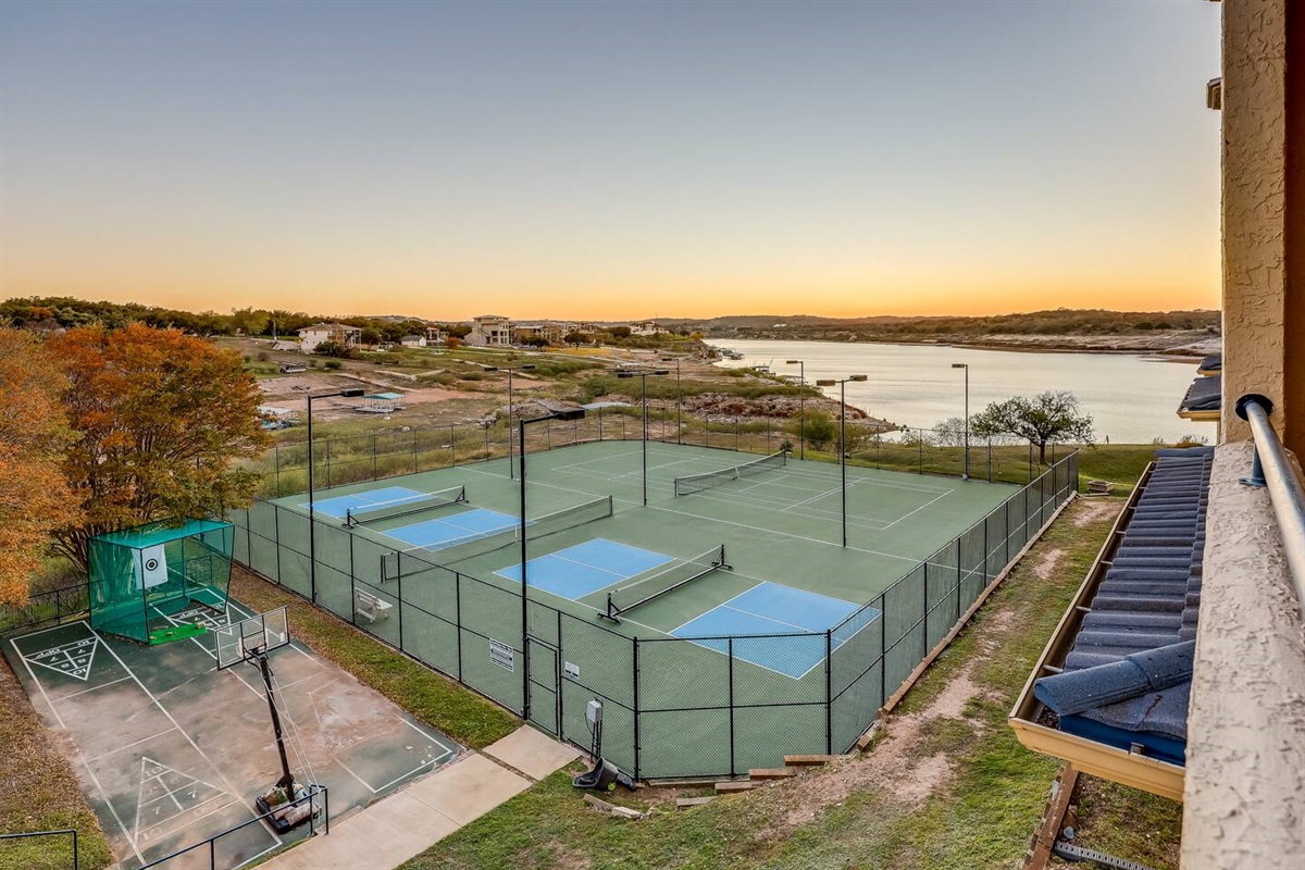 Pickle Ball Courts & Tennis Court