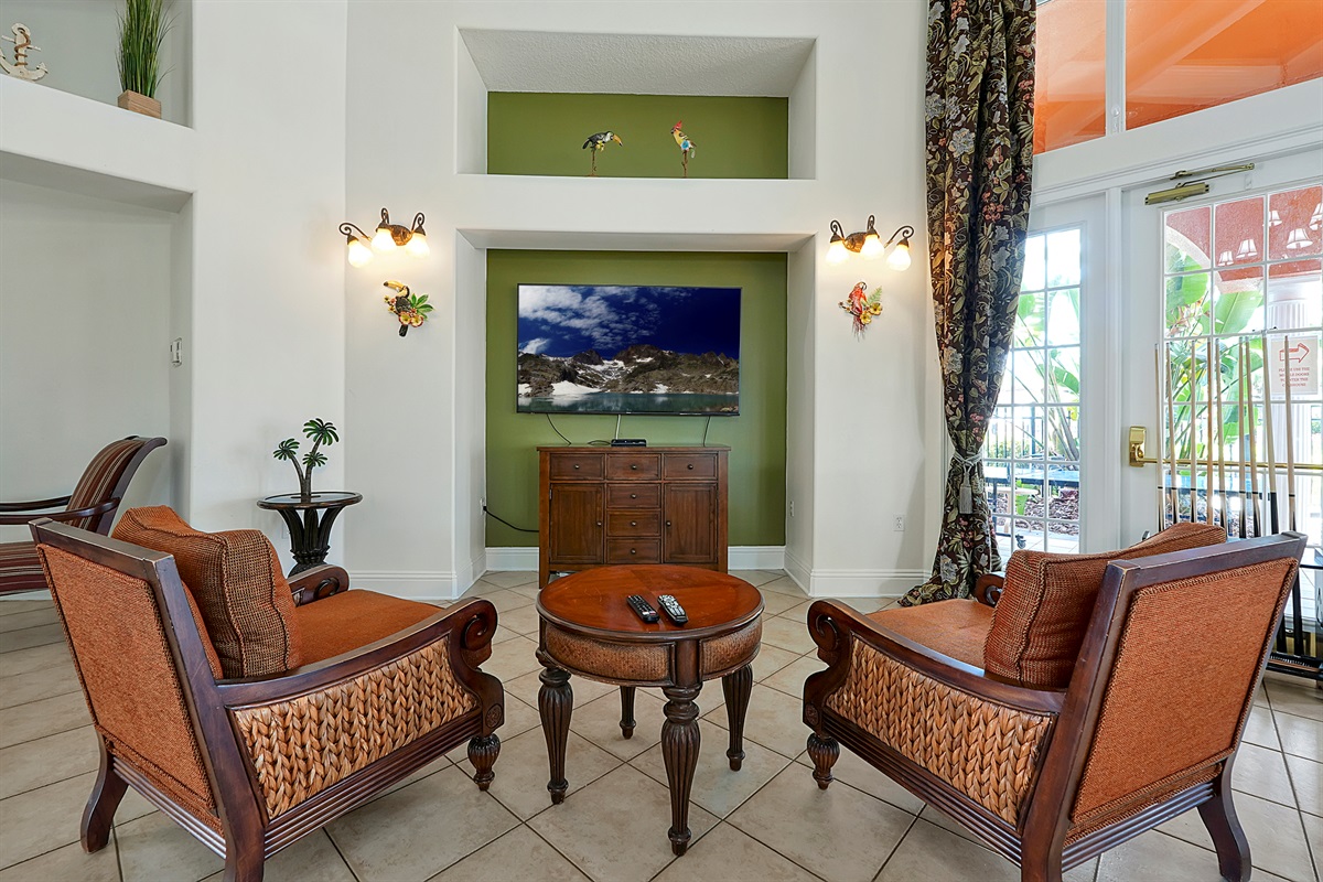 Productive vibes: Access the beautifully designed clubhouse meeting space and lobby during your stay