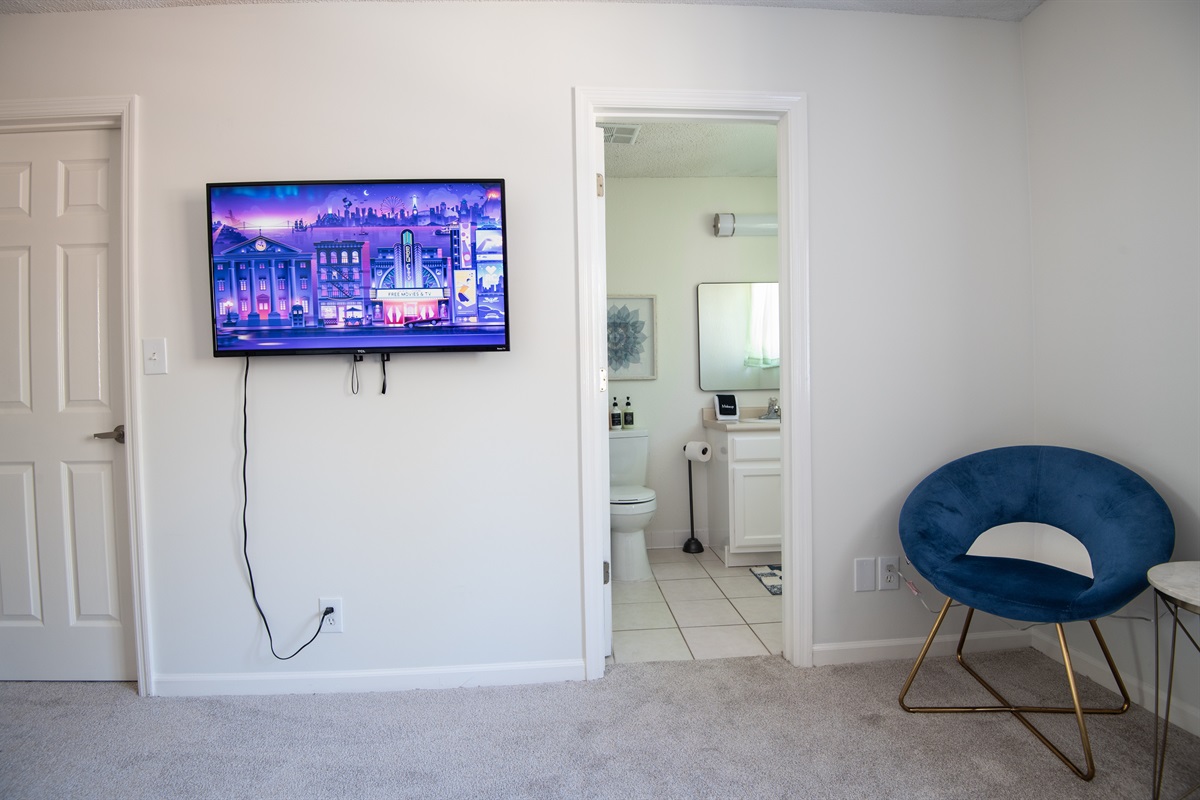 Relax, unwind, and enjoy the convenience of a private ensuite just off the room