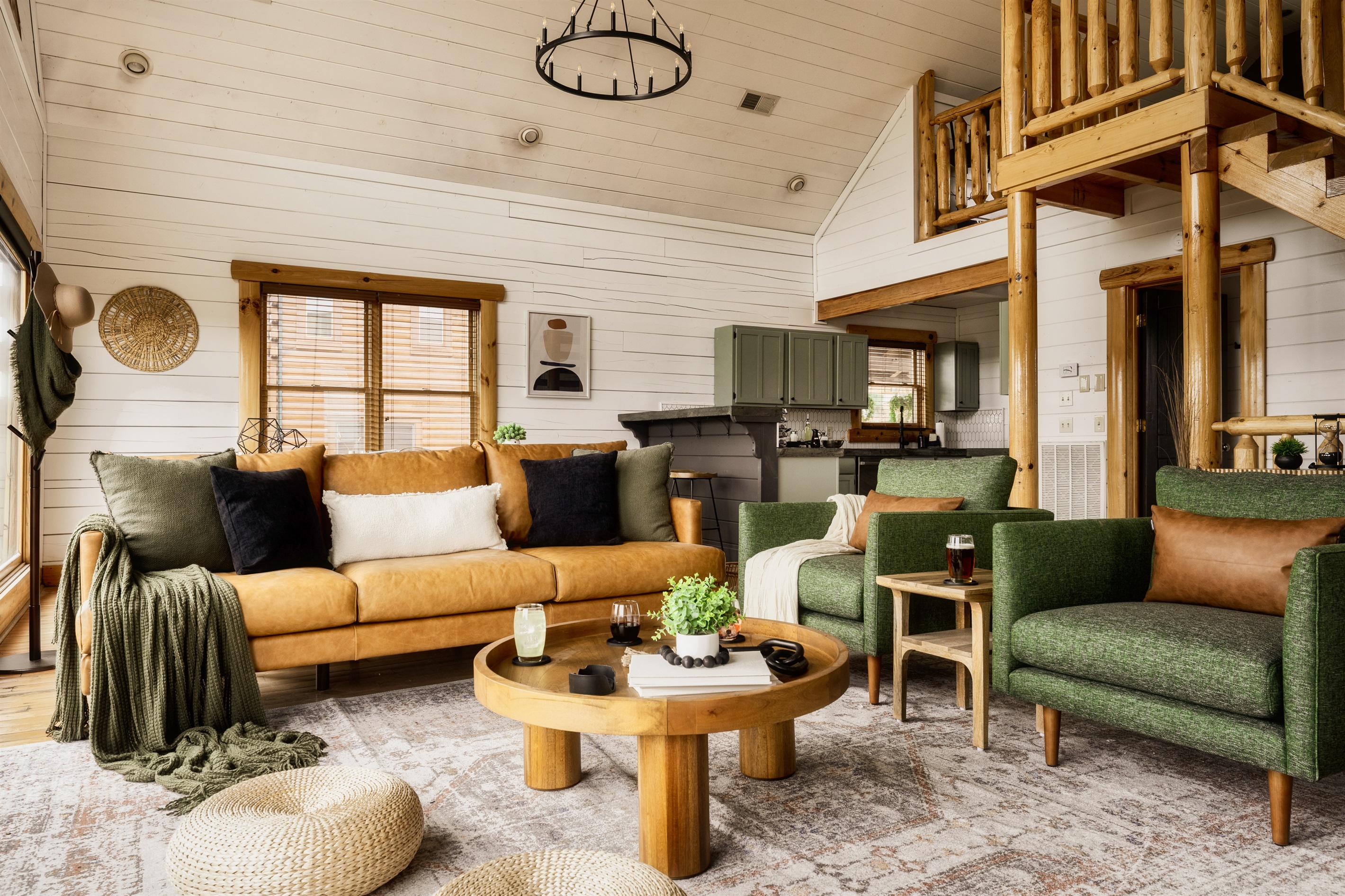 Step into serenity. Our cozy living room invites you to unwind, sip on some tea, and let the warmth of home embrace you. Your tranquil retreat awaits.