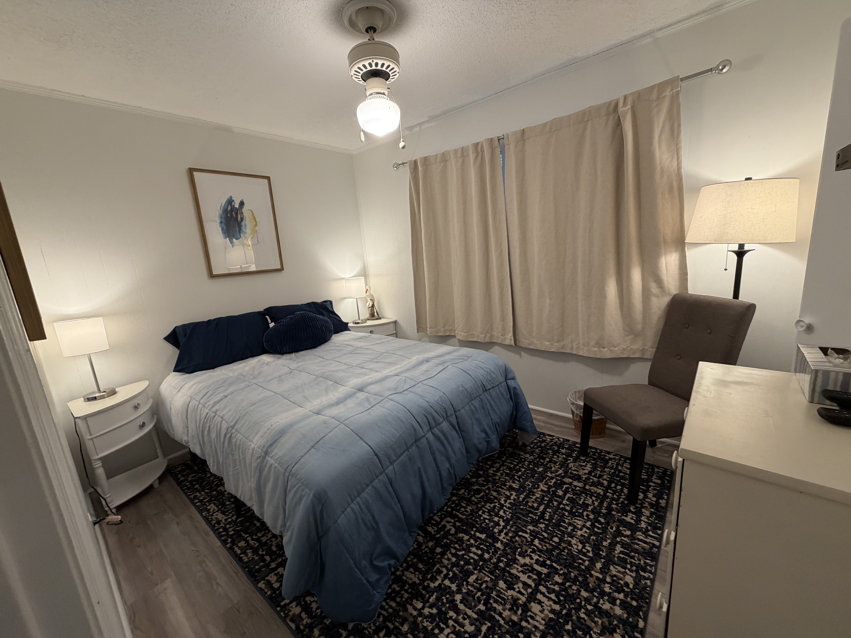 Queen bed
