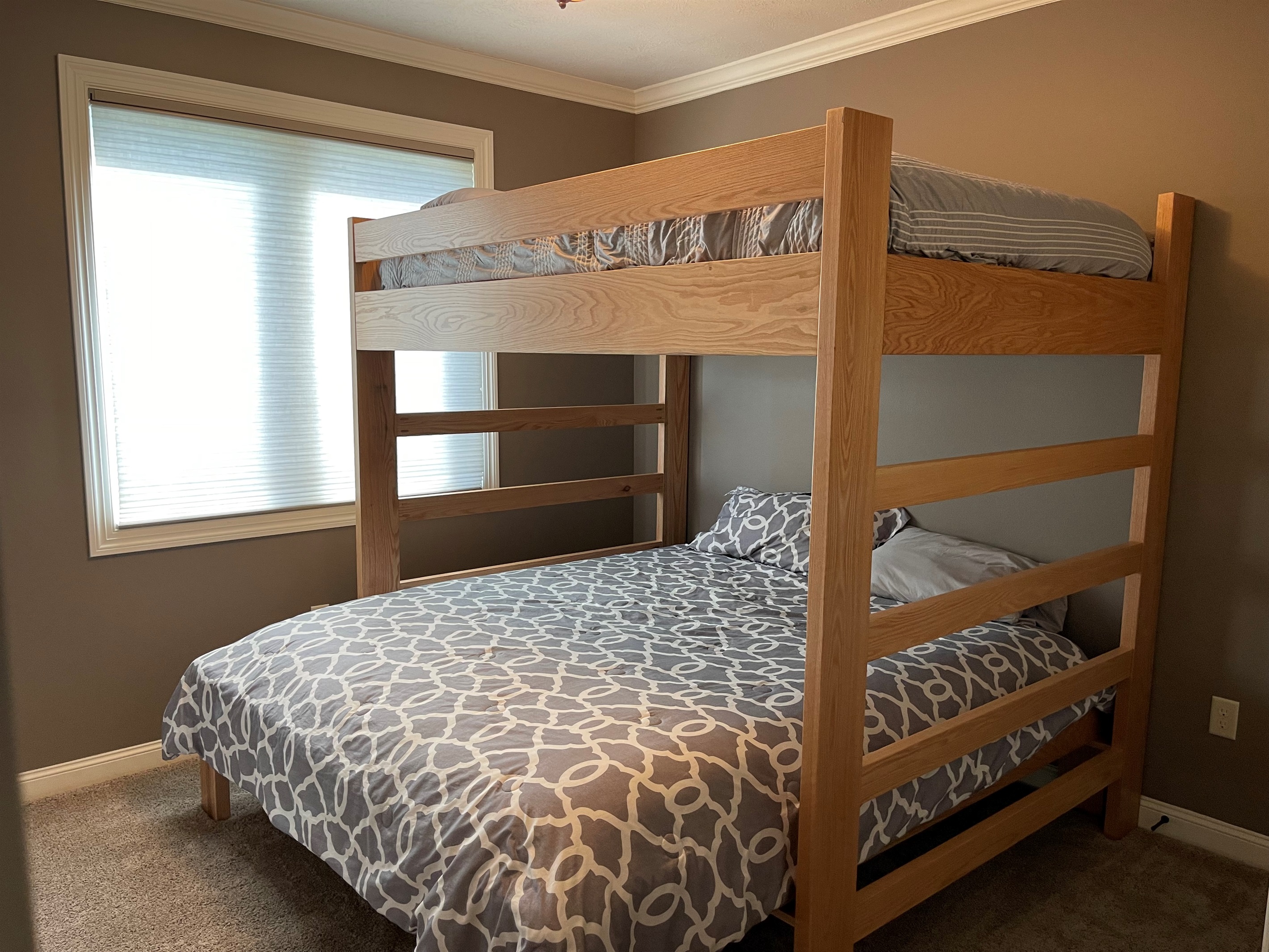 Custom made bunks - Queen over California King