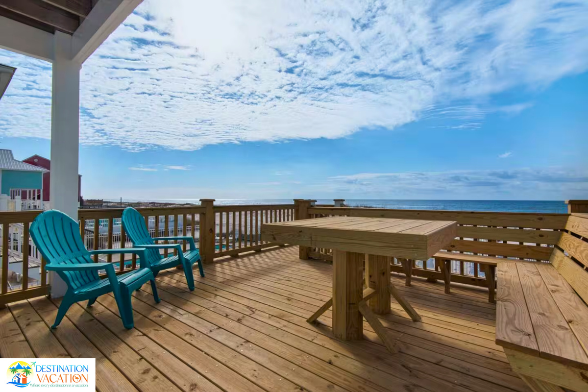 Breathe in the ocean air from your private deck.