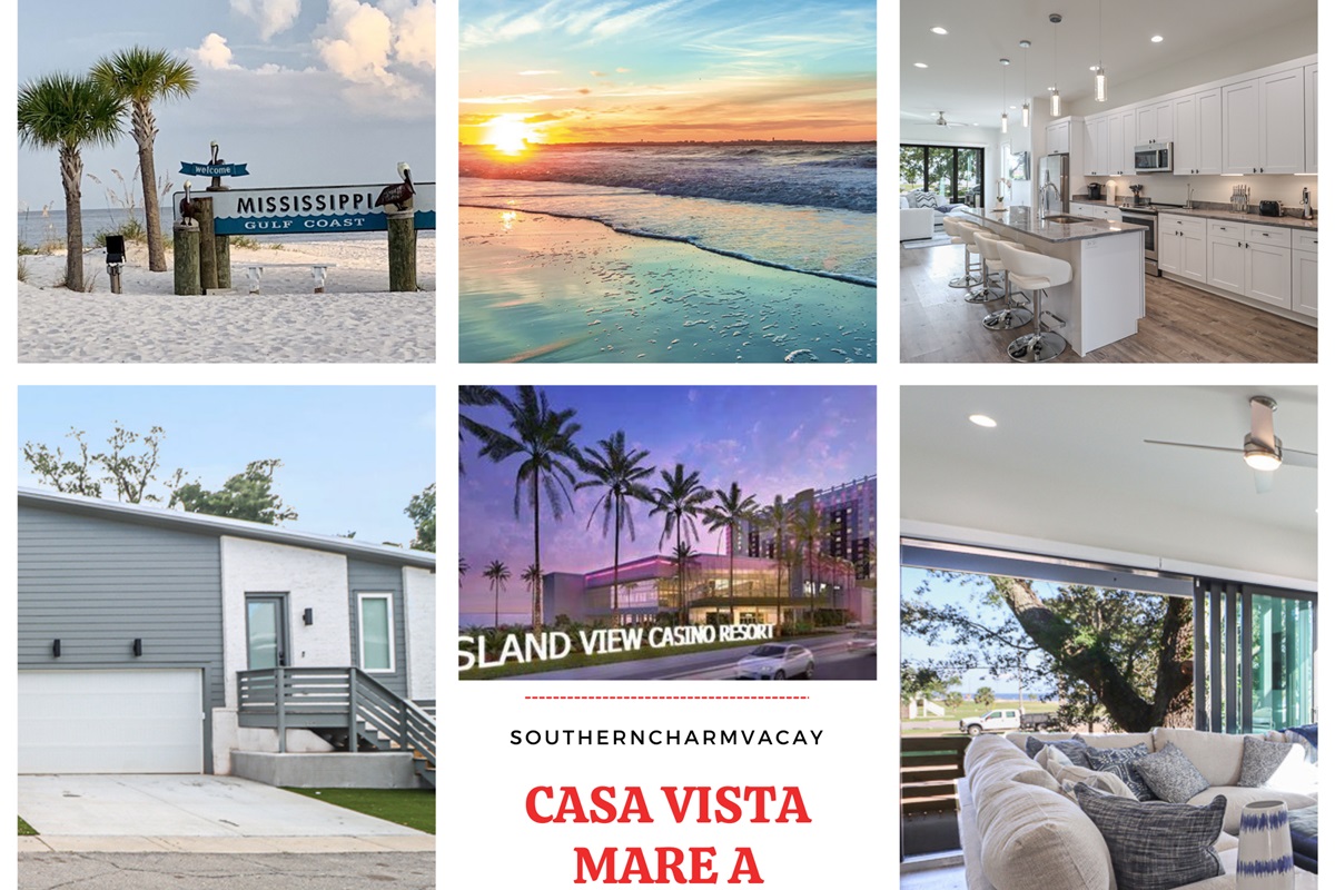 Casa Vista Mare A- Gulfport - Cozy and comfortable vacation home with many attractions nearby for a perfect getaway.