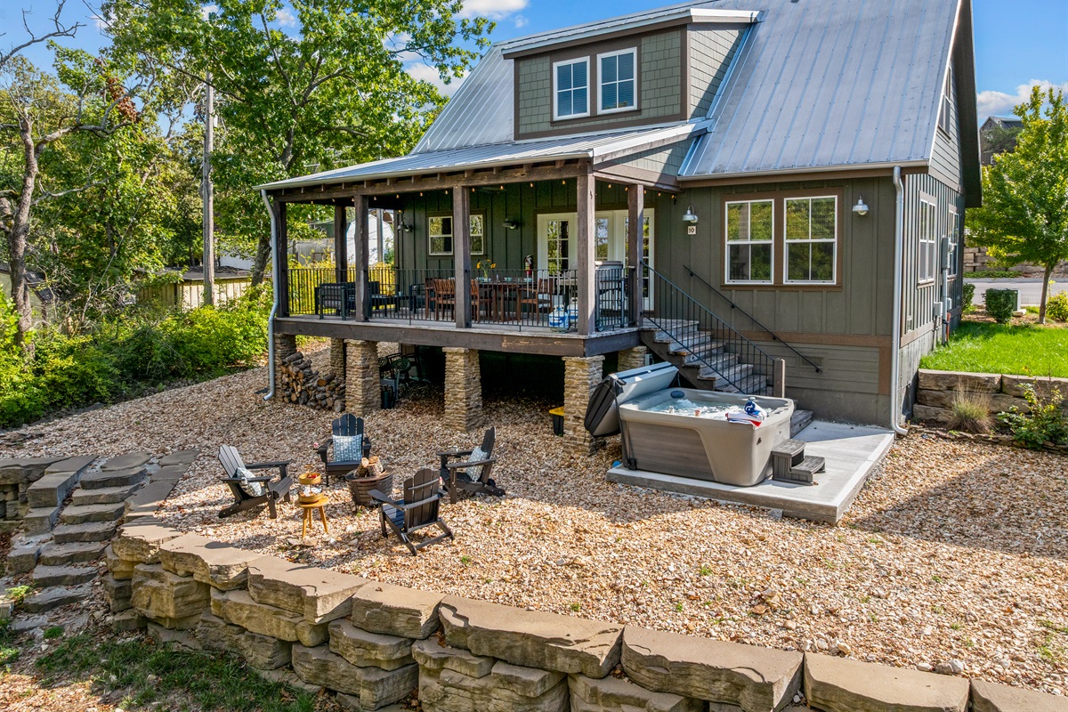 Personal Hot Tub and Fire Pit