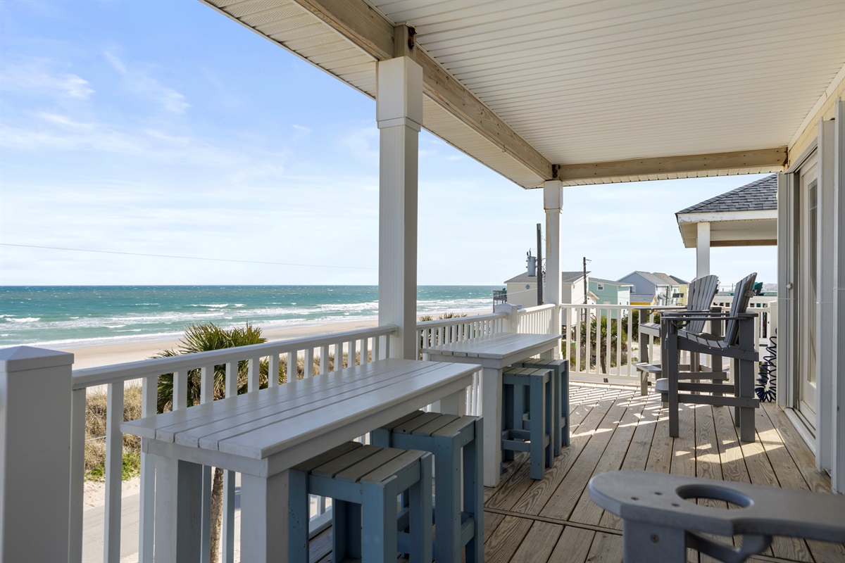 Enjoy your favorite sips on the balcony
