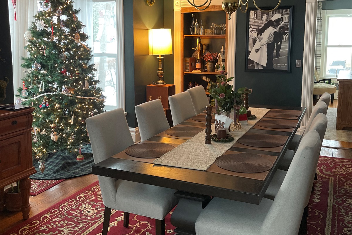 Cozy Christmas. Yes - we decorate!