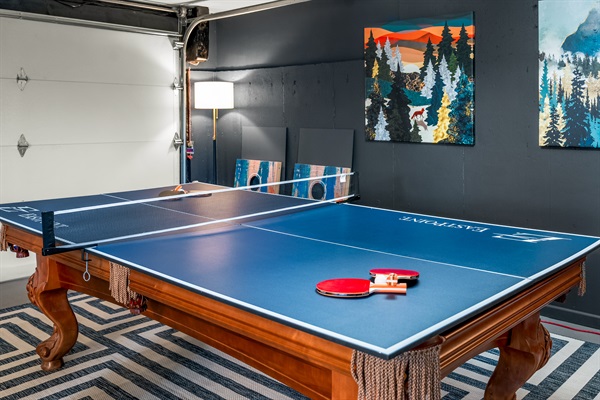 🏓✨ Ping pong, anyone? Grab a paddle and rally in this dedicated game space—plenty of room for doubles, friendly competitions, and nonstop fun 🎮🔥