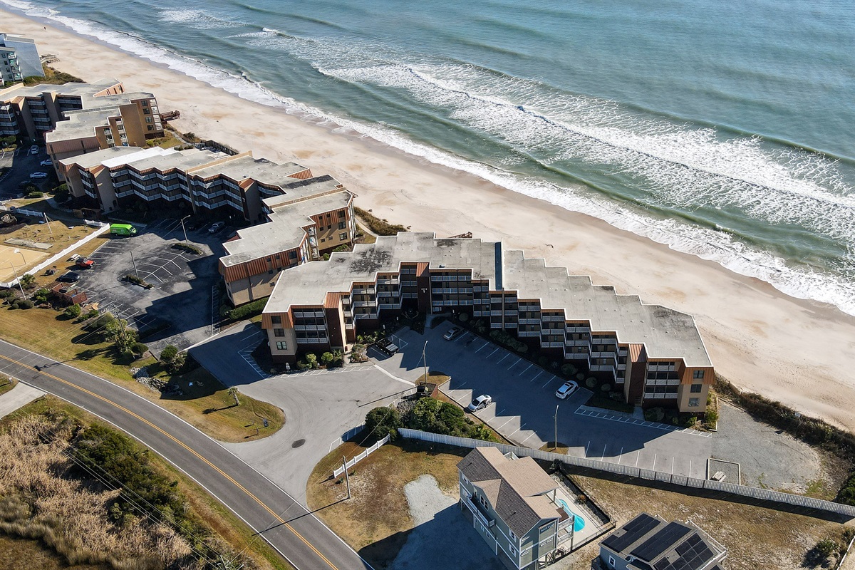 Aerial of Topsail Dunes condos