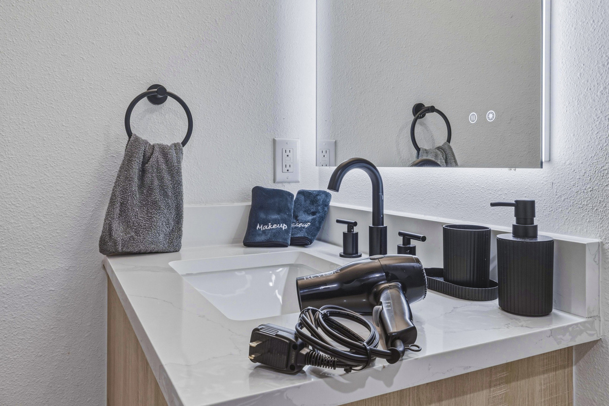 Modern fixture and stylish amenities for your relaxing retreat!
