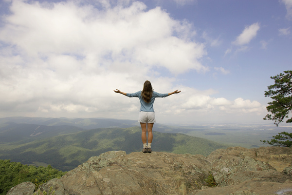 Lace up your boots and discover incredible hikes, sweeping views and endless Blue Ridge scenery. Photo: Virginia Tourism Corporation