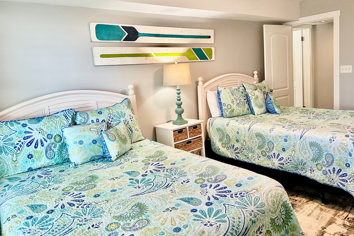 Bedroom #3 has 2 full sized beds...