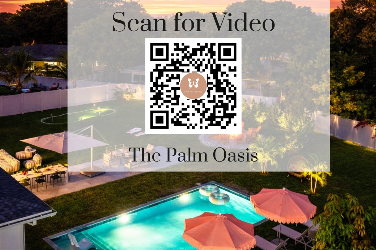 Scan QR Code for a walk-through video of the home!