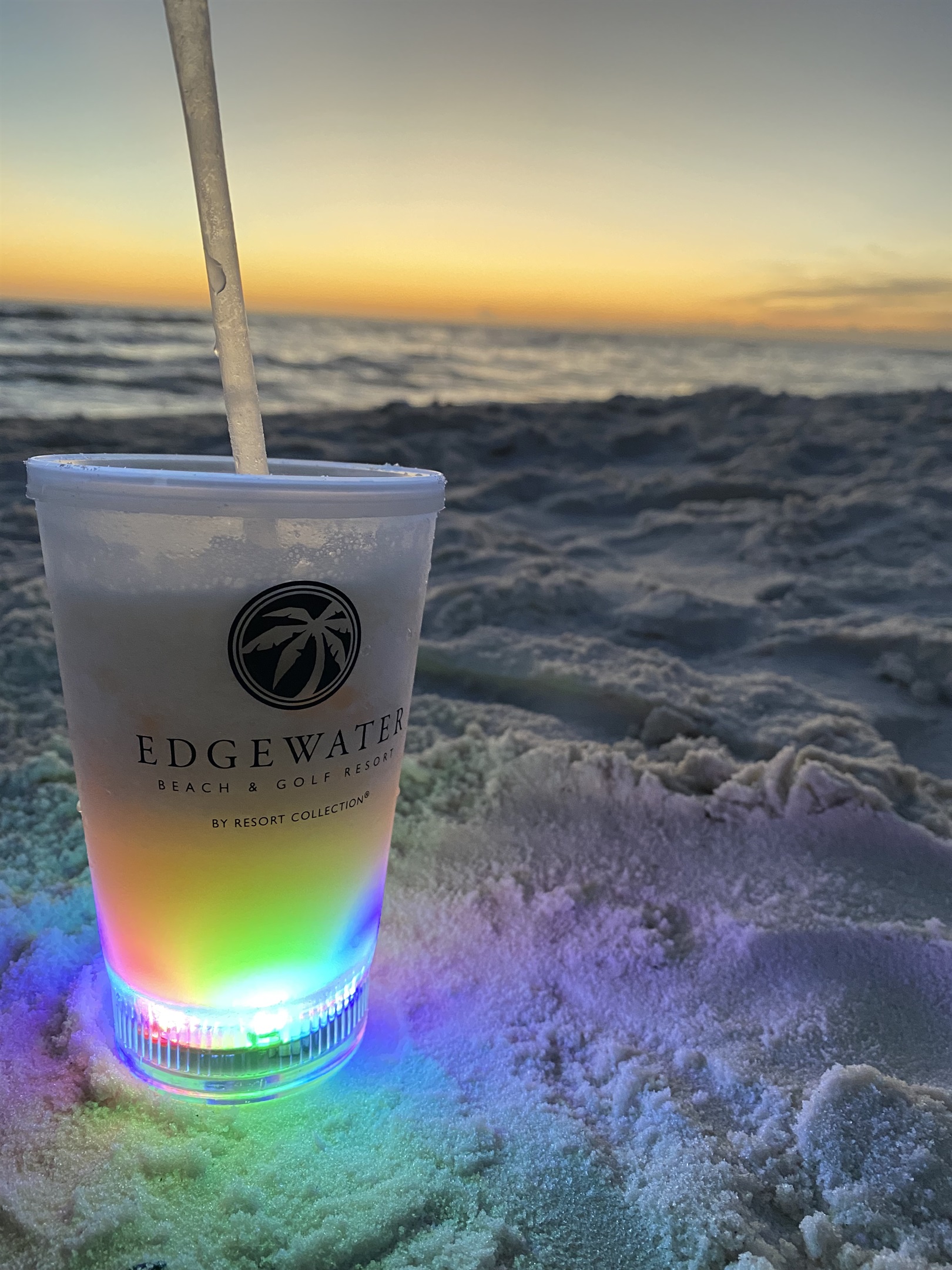 Relax!  Light up cups available at on site Oceans restaurant