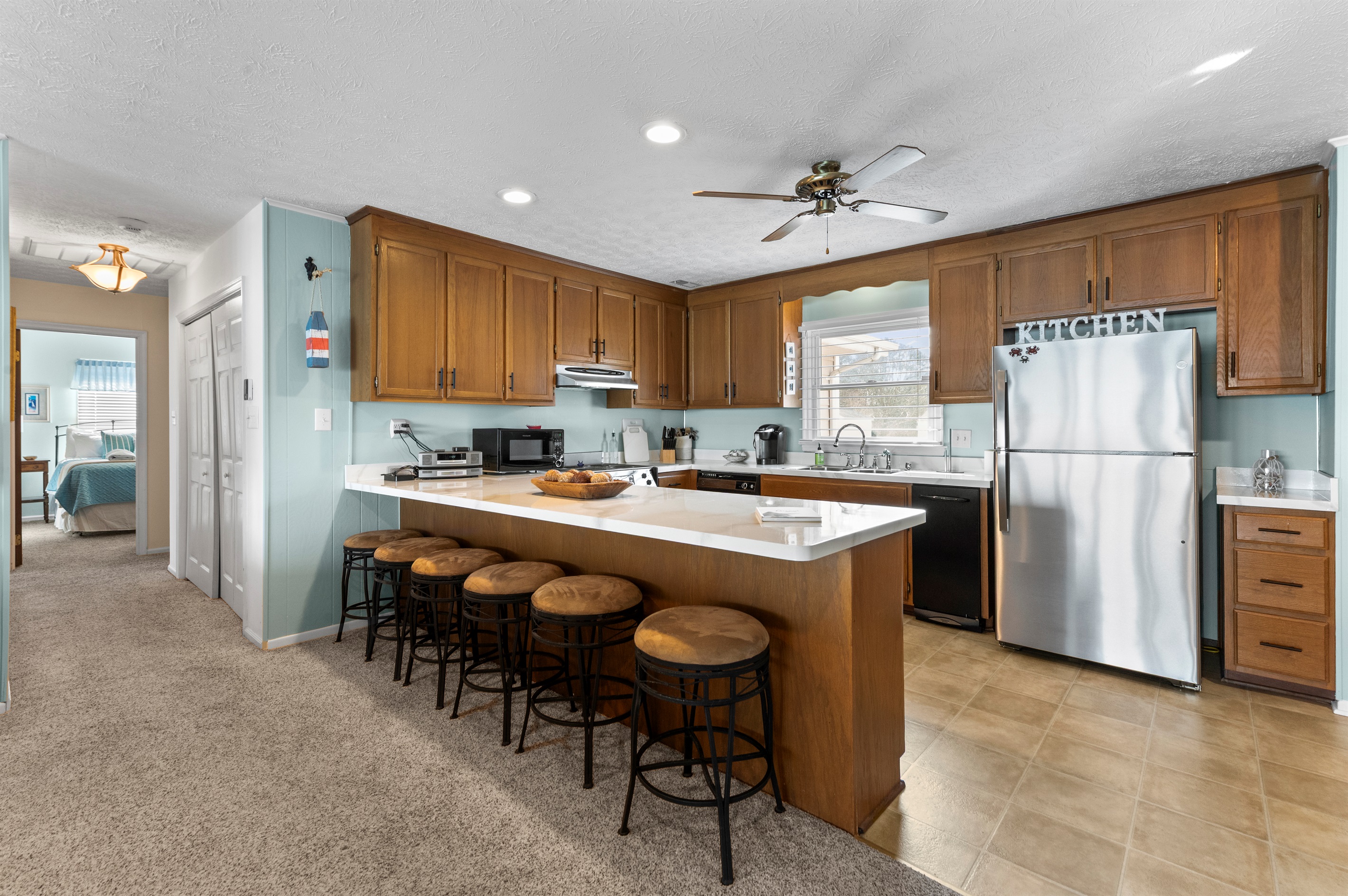 Spacious Kitchen: Enjoy chef-worthy meals in this bright, well-equipped kitchen with modern flair!