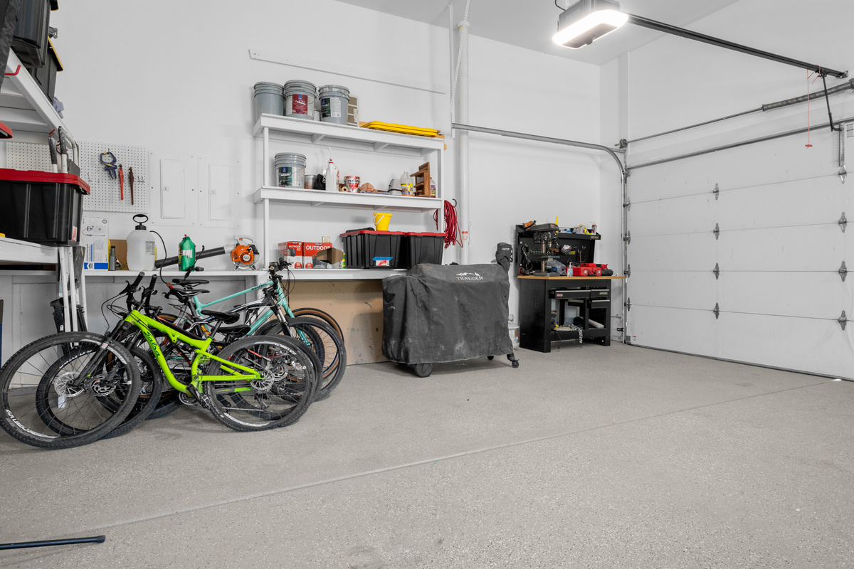 The attached garage provides a practical space for parking for 2 vehicles.