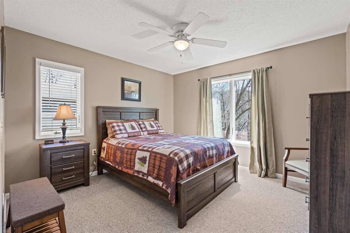 Bedroom #2 with queen bed