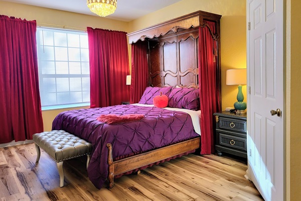 The Evil Queen’s Royal Suite, where mirrors are judgmental and the answer is always you.