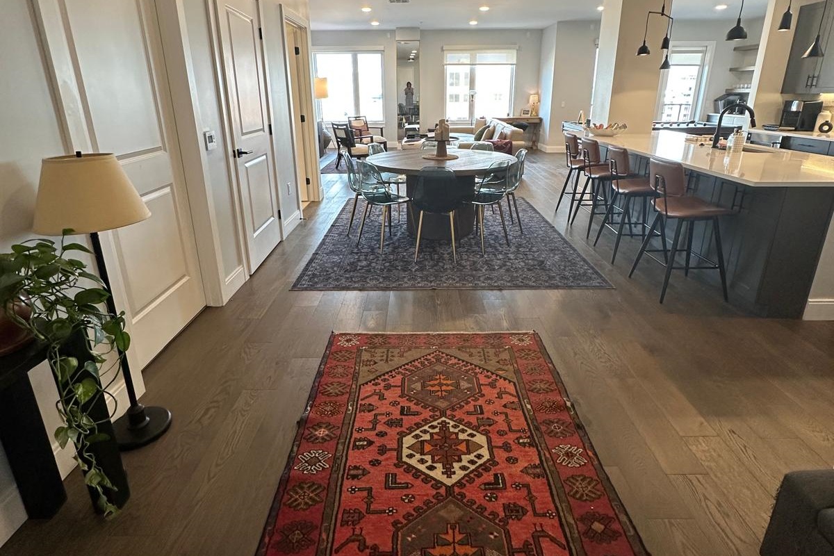 Entry Into Open Floor Plan
