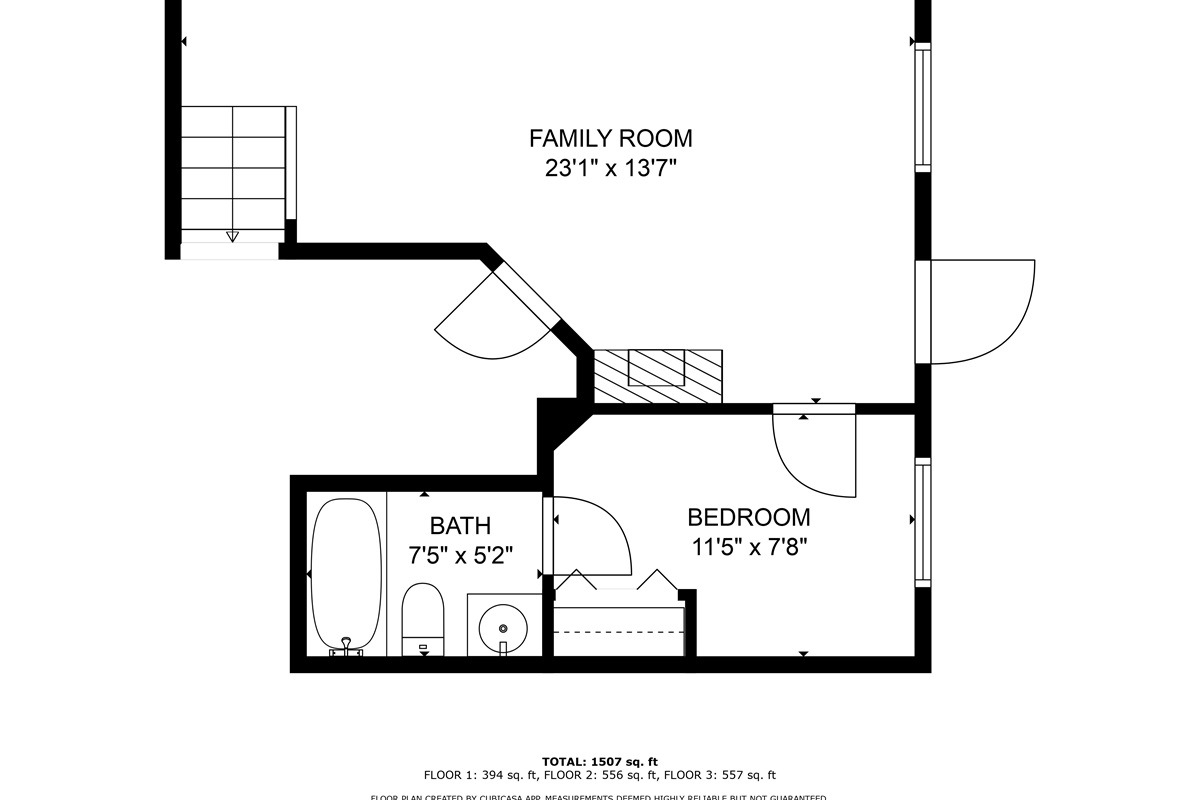 downstairs level