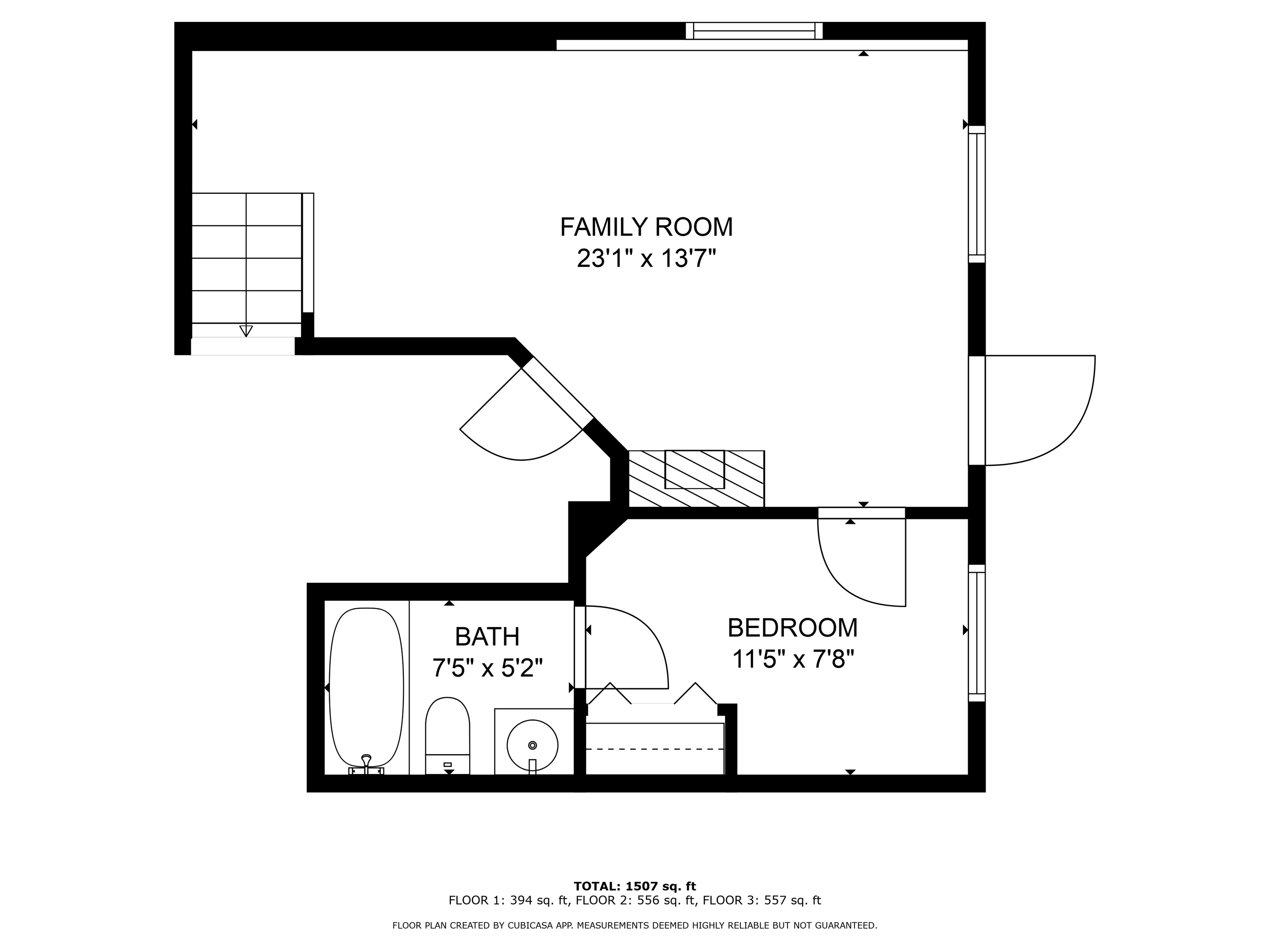 downstairs level