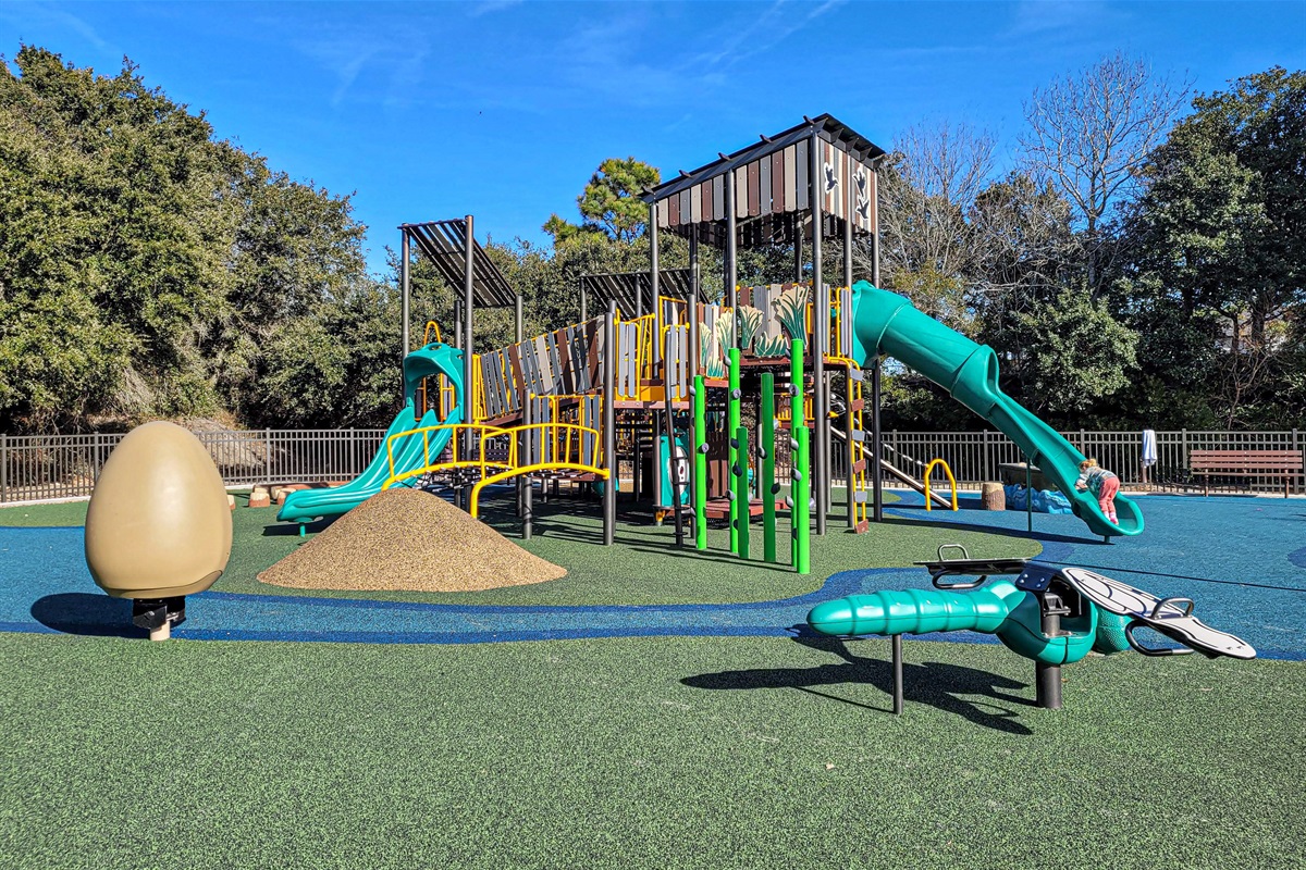 Brand new playground at Corolla park