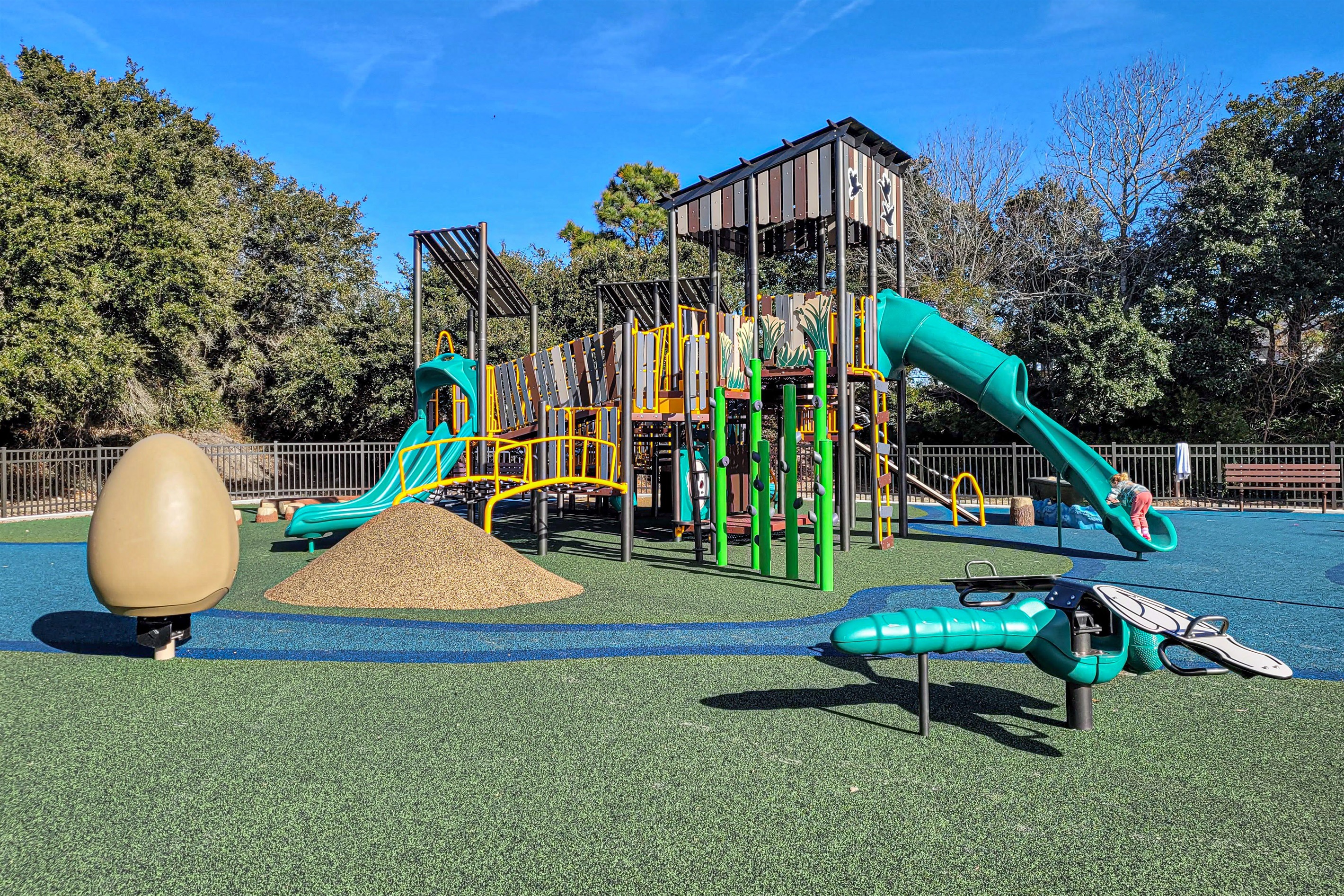 Brand new playground at Corolla park