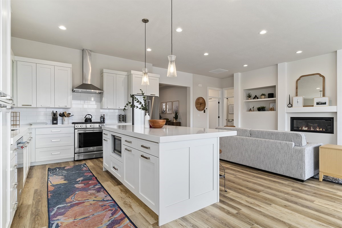 Spacious kitchen and living area designed for easy entertaining and everyday comfort.