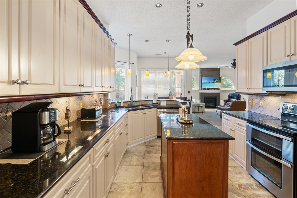 Spacious Kitchen with all you will need