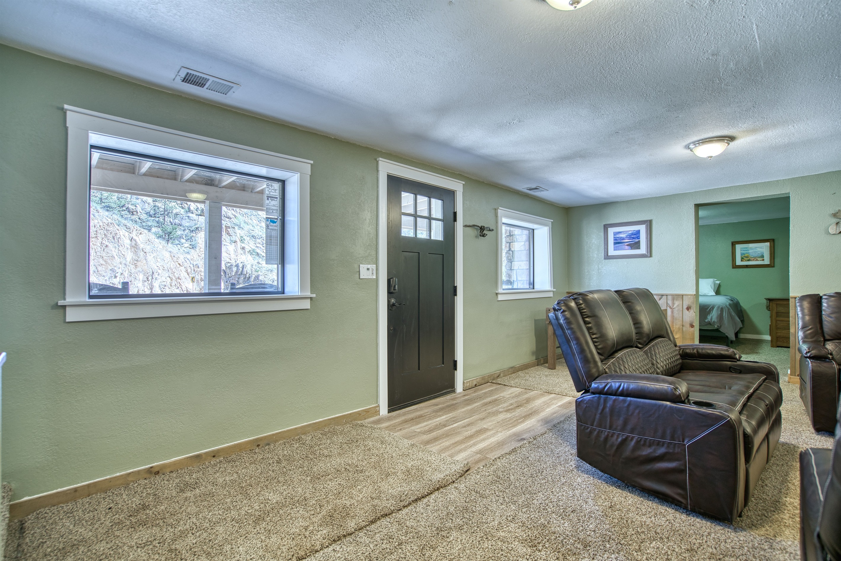 Lower Living, Front Entry, with Foosball Table