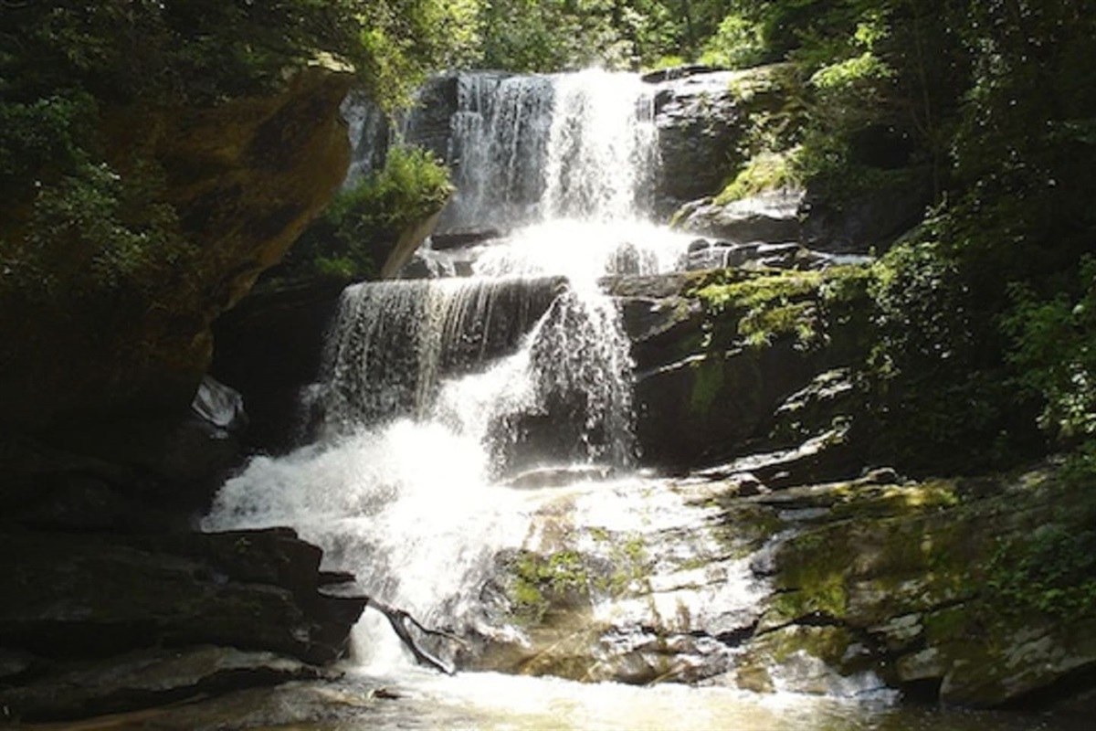 Lake Lure is centrally located to great hiking and many waterfalls